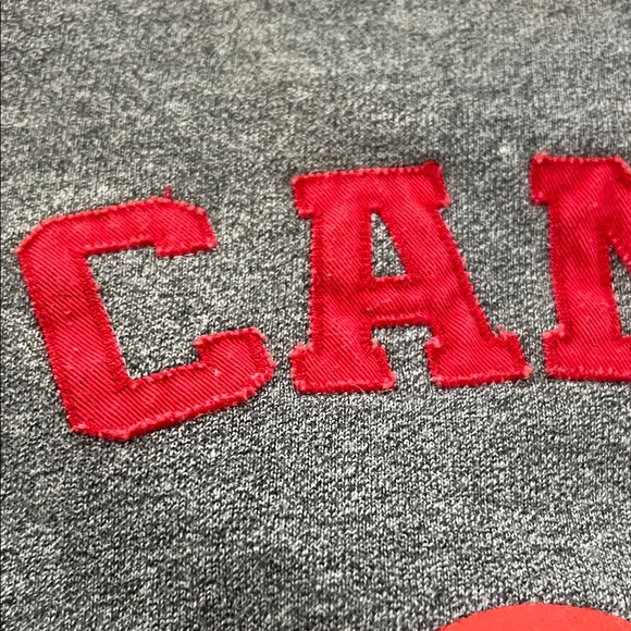 Roots Gray Crewneck Sweater with Red Canada Logo - Picture 5 of 8